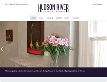 Tablet Screenshot of hudsonrivergallery.com